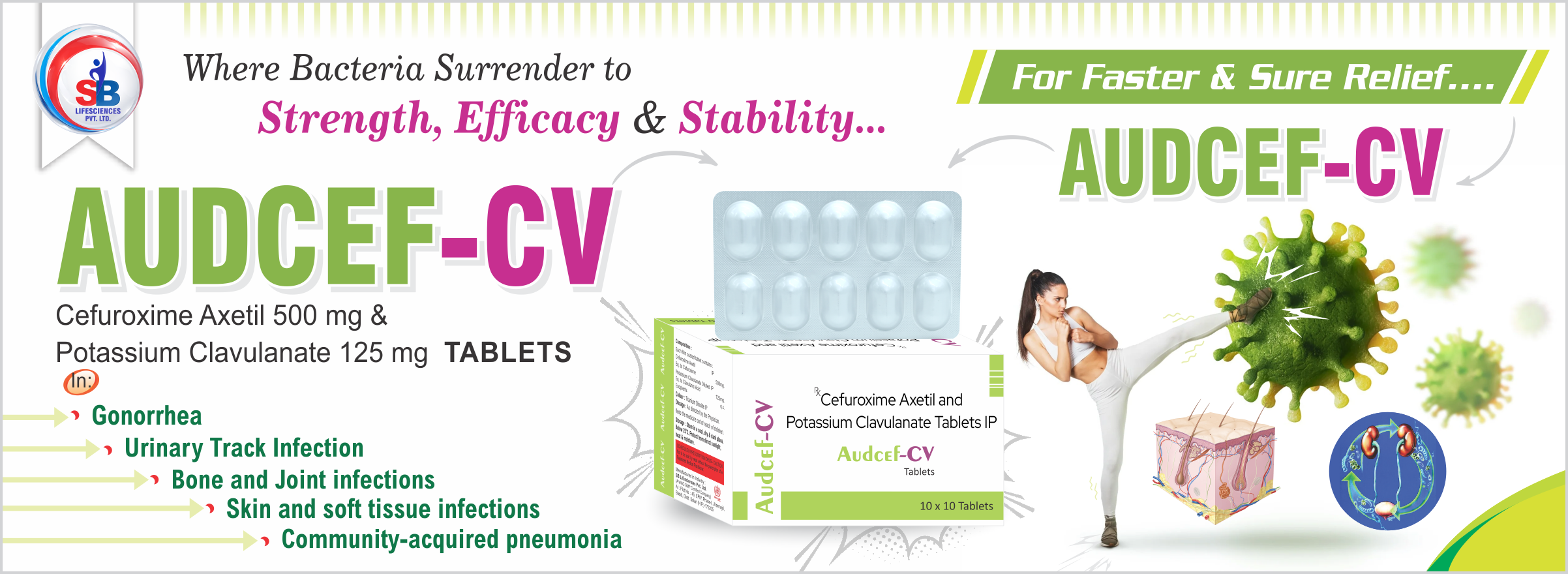 AUDCEF-CV Tablets in Delhi